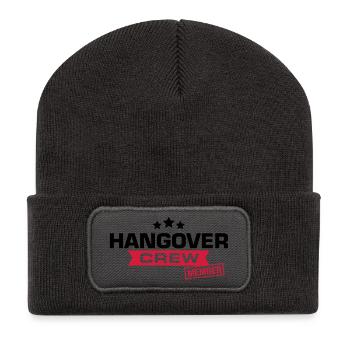 crew junggesellenabschied - Recycelte Patch Beanie - Dunkelgrau - Vorne