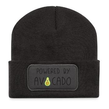 Powered by Avocado - Recycled Patch Beanie - dark grey - Front