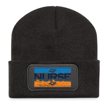 Infirmier - Beanie recyclé à patch - charbon - Devant