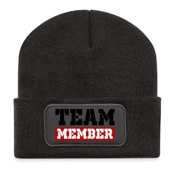 Team Member - Recycled Patch Beanie - dark grey - Front