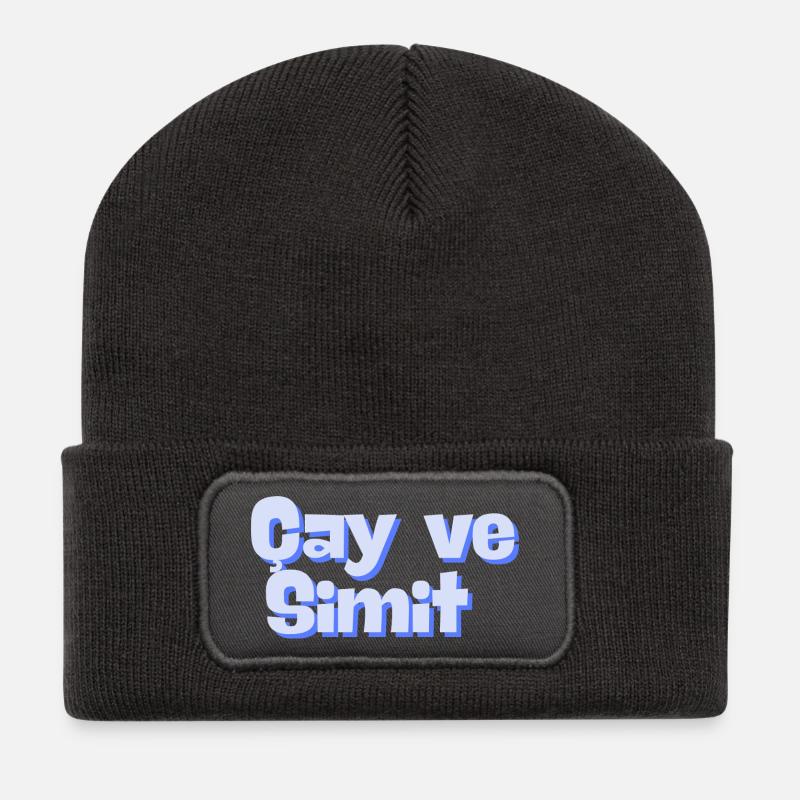 Cay & Simit - Recycled Patch Beanie - dark grey