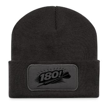 Darts 180 Dartpfeil - Recycelte Patch Beanie - Dunkelgrau - Vorne