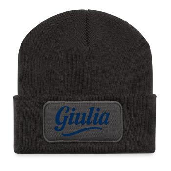 Elegant floral patterns in vintage style - Recycled Patch Beanie - dark grey - Front