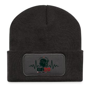 GR20 randonnée Corse trekking - Beanie recyclé à patch - charbon - Devant
