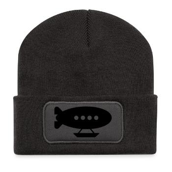 Airship - Recycled Patch Beanie - dark grey - Front