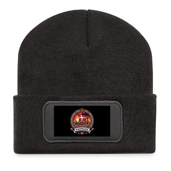 Danmark Viking Coast Heritage - Recycelte Patch Beanie - Dunkelgrau - Vorne