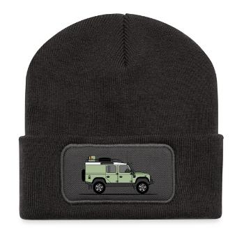 Defender 110 Offroad - Recycled Patch Beanie - dark grey - Front