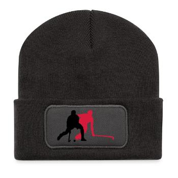 field hockey - Recycled Patch Beanie - dark grey - Front