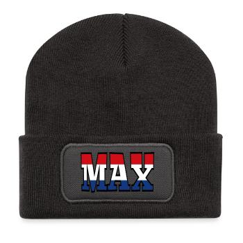 Max 33 pour tous les fans de course * - Beanie recyclé à patch - charbon - Devant