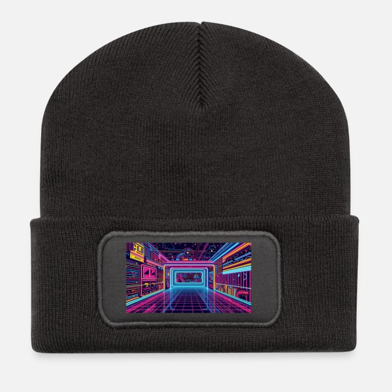 Dance Room - Recycled Patch Beanie - dark grey