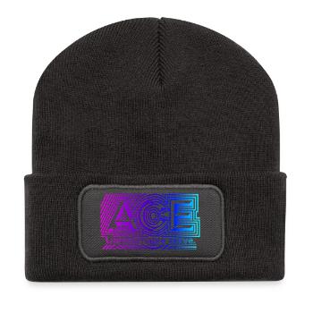 Tennis ACE, pour les amateurs de services parfaits - Beanie recyclé à patch - charbon - Devant
