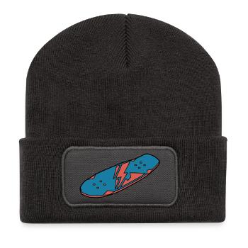 Skateboard Deck Urban Street - Recycelte Patch Beanie - Dunkelgrau - Vorne