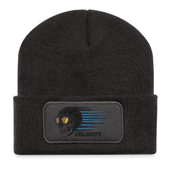 Skull Bicycle MTB Mountain Bike Road Bike Design - Recycled Patch Beanie - dark grey - Front
