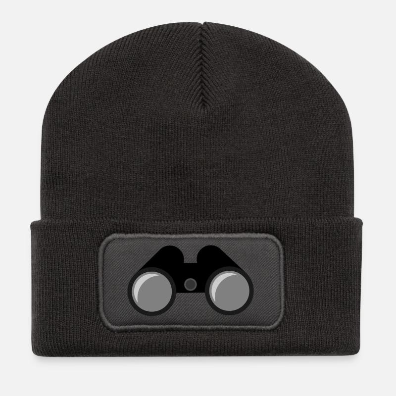 Binoculars - Recycled Patch Beanie - dark grey
