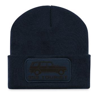 Wartburg w353 Tourist - Recycelte Patch Beanie - French Navy - Vorne