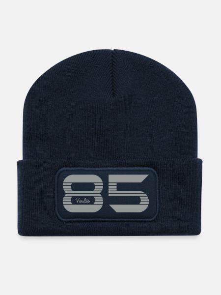 Pays De La Loire Vendée 85 - Beanie recyclé à patch - bleu marine