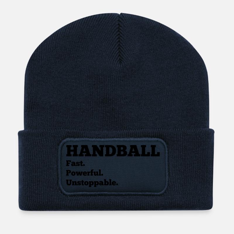 Handball - Recycelte Patch Beanie - French Navy