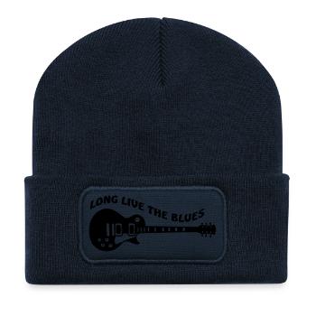 Long Live The Blues - Recycelte Patch Beanie - French Navy - Vorne