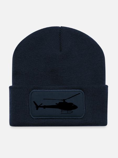 Helikopter - Recycelte Patch Beanie - French Navy
