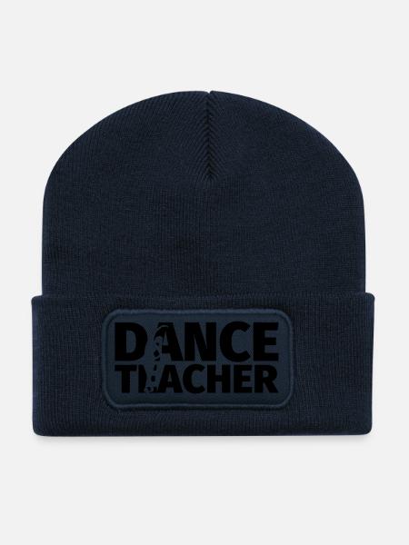 Professeur de Danse - Beanie recyclé à patch - bleu marine