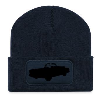Vintage cabrio - Recycled Patch Beanie - french navy - Front