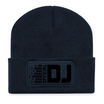 official_dj__f1 - Beanie recyclé à patch - bleu marine - Devant