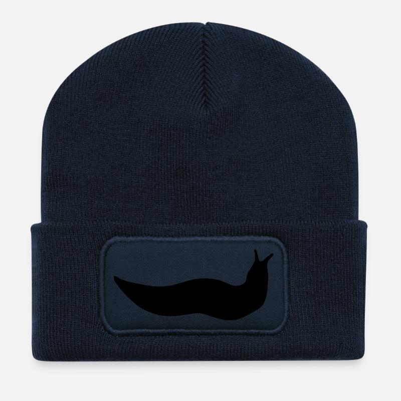 Nacktschnecke Nacktschnecke Nacktschnecke babosa - Recycelte Patch Beanie - French Navy