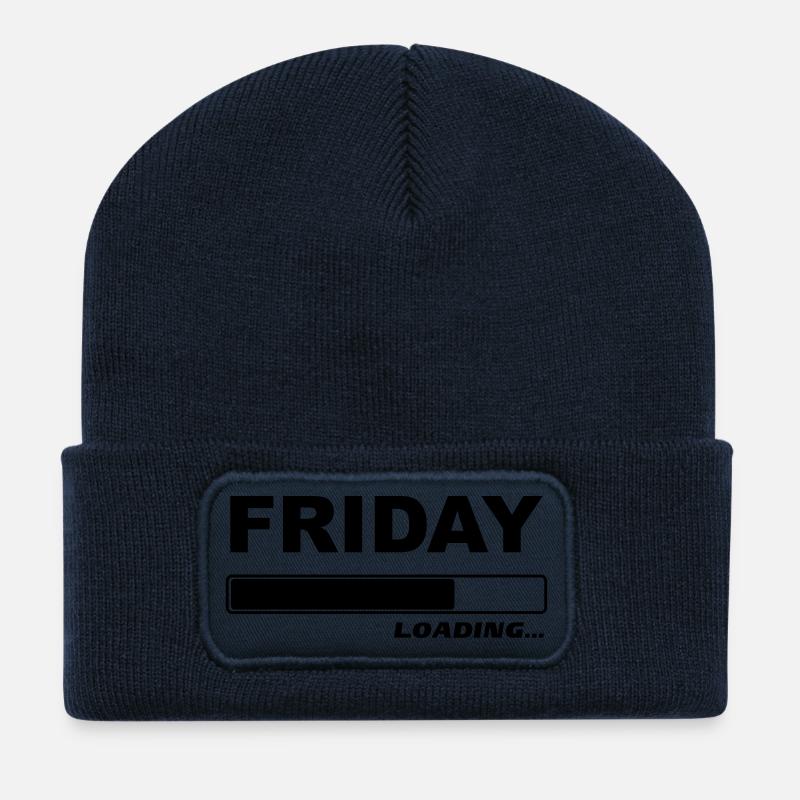 Friday 1c loading ... - Recycled Patch Beanie - french navy