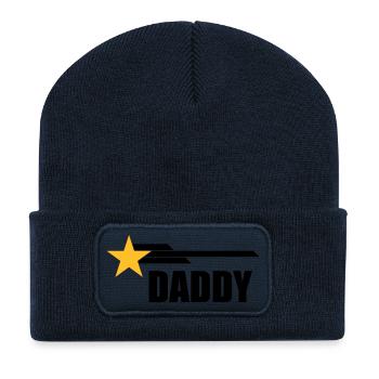 Daddy - Recycelte Patch Beanie - French Navy - Vorne