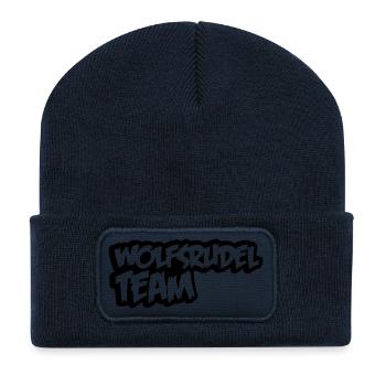 wolfsrudel_team - Recycelte Patch Beanie - French Navy - Vorne