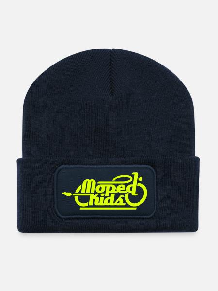 Moped Kids / Mopedkids (V1) - Recycelte Patch Beanie - French Navy