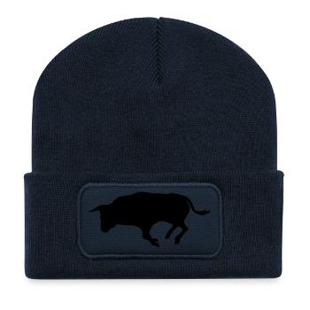 stier - Recycled Patch Beanie - french navy - Front