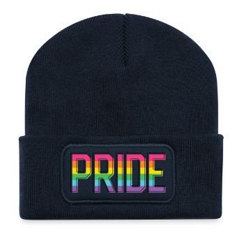 Mois de la fierté LGBT - Fierté! - Beanie recyclé à patch - bleu marine - Devant