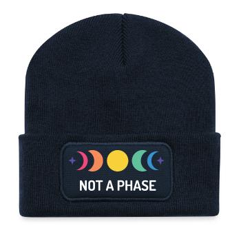 LGBT Pride Month - Keine Phase - Recycelte Patch Beanie - French Navy - Vorne