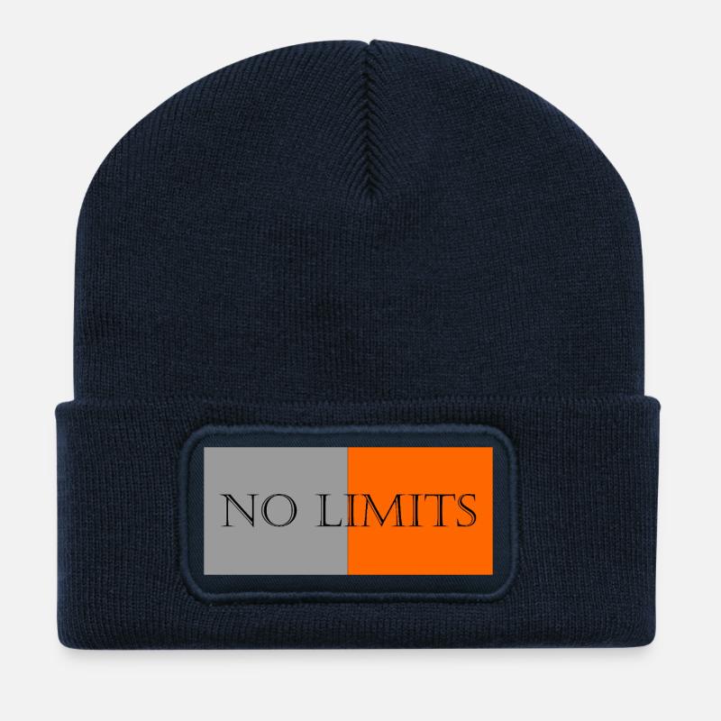 Keine Begrenzung - Recycelte Patch Beanie - French Navy