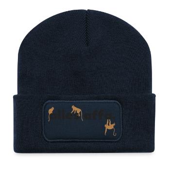 Allesaffa. - Beanie recyclé à patch - bleu marine - Devant