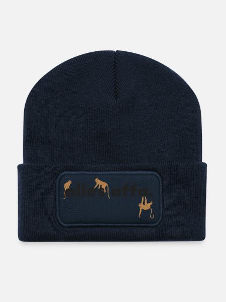 allesaffa. - Recycelte Patch Beanie - French Navy