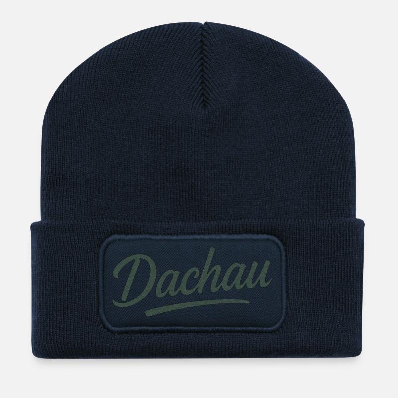 Dachau - Recycelte Patch Beanie - French Navy