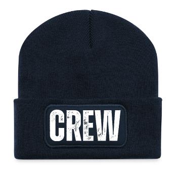 Équipage - Beanie recyclé à patch - bleu marine - Devant