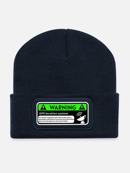 GPS-Tracker - Recycelte Patch Beanie - French Navy