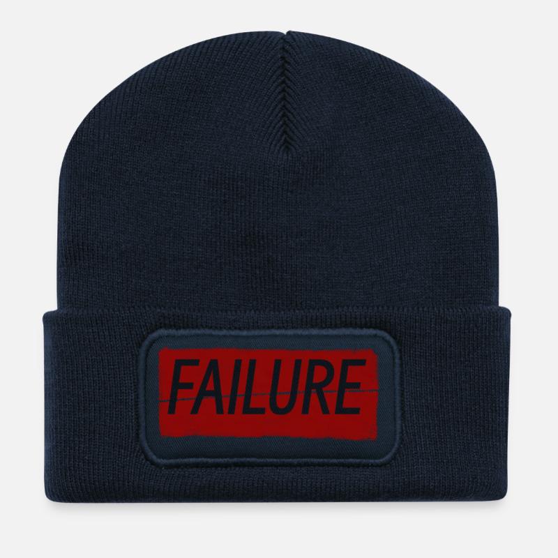 Versagen - Recycelte Patch Beanie - French Navy