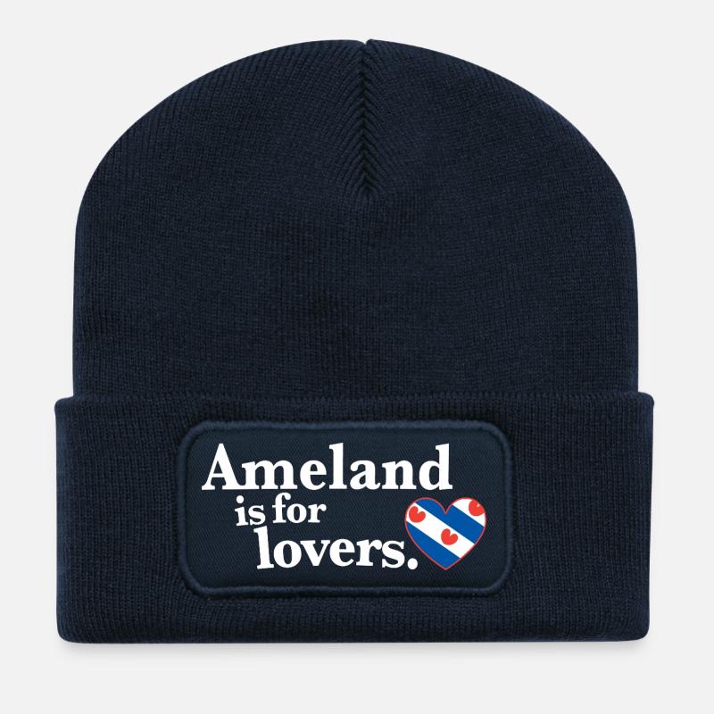 Ameland Lovers - Friesland I - Recycelte Patch Beanie - French Navy