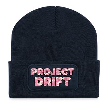 Car Tuning Motiv Project Drift Camo Rosa - Recycled Patch Beanie - french navy - Front