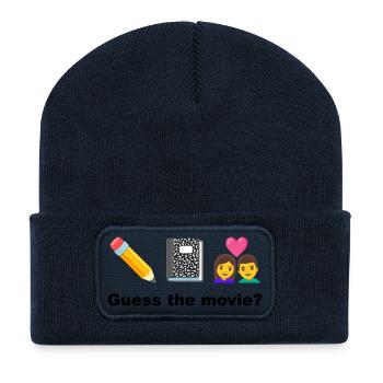 Kreatives Alltagsleben: Stifte und Liebe - Recycelte Patch Beanie - French Navy - Vorne