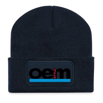 OEM Style - Recycelte Patch Beanie - French Navy - Vorne