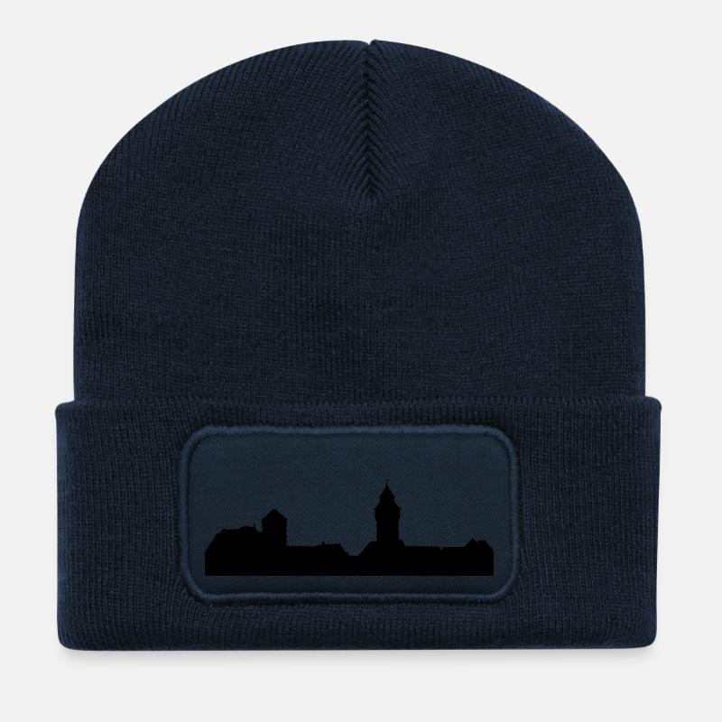 Nürnberg - Recycelte Patch Beanie - French Navy