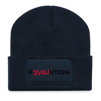 REVOLUTION - Recycelte Patch Beanie - French Navy - Vorne
