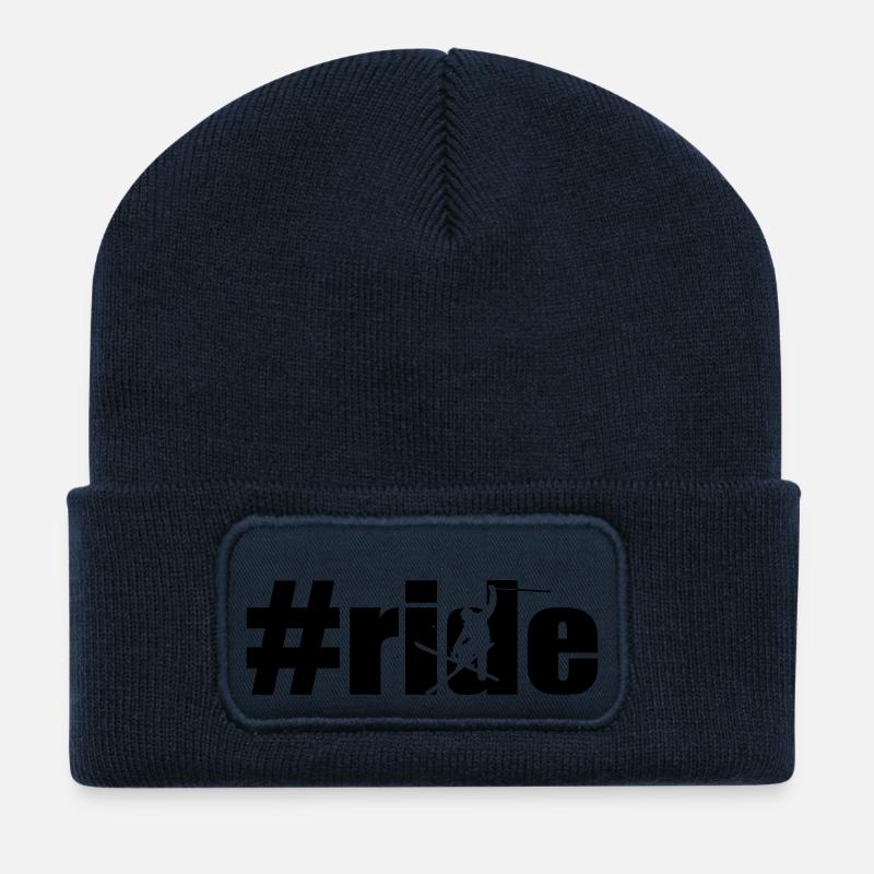 ride freerider ski - Recycled Patch Beanie - french navy