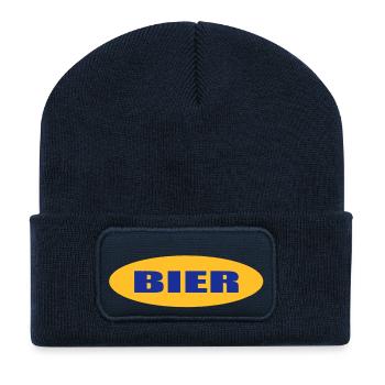 bier - Recycled Patch Beanie - french navy - Front
