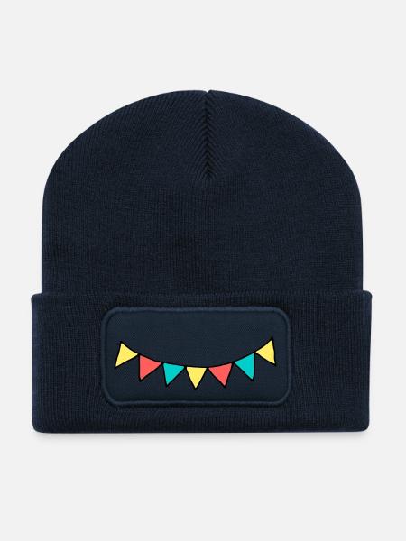 Girlande - Recycelte Patch Beanie - French Navy